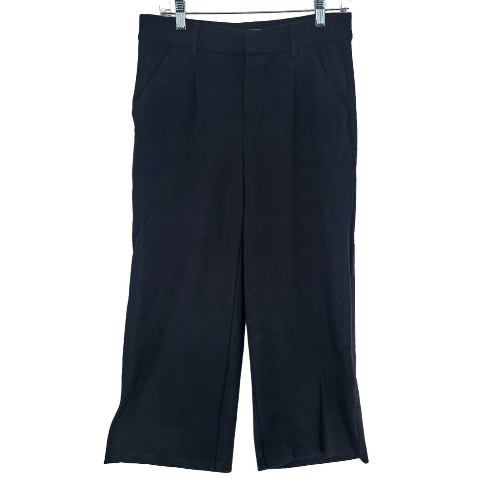 Wit & Wisdom Women's Pants Size 8 Black Trousers Wide Leg Straight